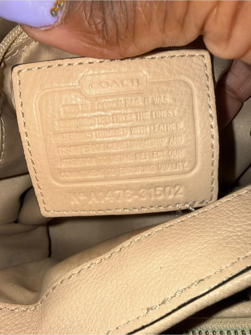 Coach slouchy hobo